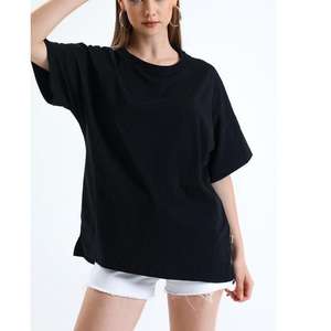 Fabricant bangladais orienté vers l'exportation T-shirt pour femme col rond manches courtes imprimé personnalisé T-shirt grande taille pour femme - Product Image 1