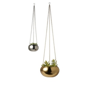 Modern Minimalist Metal Hanging <b>Planter</b> <b>Large</b> Outdoor Garden Flower Pots Detachable Hook Home Nursery <b>planter</b> Stand for wall - Product Image 4