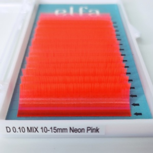 Alta calidad neón Rosa 0,10mm hecho a mano Natural suave ELFA marca HY LON FIBER extensiones de pestañas de Vietnam - Product Image 1