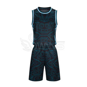 Uniforme de Baloncesto Masculino de la Mejor Calidad, 100% Poliéster, Hecho en Pakistán, Transpirable, de Secado Rápido, con Logotipo Personalizado, Conjuntos de Tallas Grandes - Product Image 1