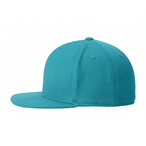 Gorra Snapback de Malla con Visera Plana, Color Amarillo Crema, Unisex, Casual, con Logotipo en el Panel Derecho, Primavera Verano, para Adultos, con Parche Frontal - Product Image 2
