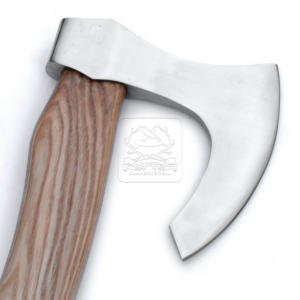 Hachette Viking Axe Tomahawk DD-VikingAxe-142, motifs de gravure complexes faits à la main sur la lame barbée et manche en bois dur gravé - Product Image 2