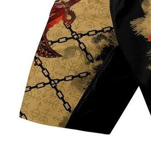 <b>Men's</b> MMA Training <b>Shorts</b>-Solid Vintage Design Elastic Waist Breathable Canvas Fabric <b>Quick</b> <b>Dry</b> High Quality Adult Use - Product Image 5