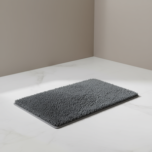 Tapis de bain gris RICCIO (80x50cm) modèle 17836 complémentaire pour la collection RICCIO en quartz blanc - Product Image 3