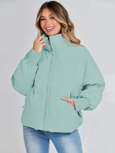 <b>Lightweight</b> Hooded Packable Ultralight Coat Breathable Warm Winter Outwear Coat <b>Womens</b> <b>Down</b> <b>Jackets</b> - Product Image 4