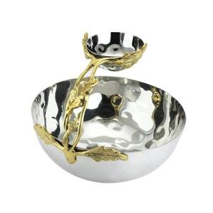 Top tendance facile à nettoyer bol à écrous en métal de qualité alimentaire plat de fruits en laiton en acier inoxydable pour manger servant pour les fêtes d'hôtel à domicile - Product Image 6