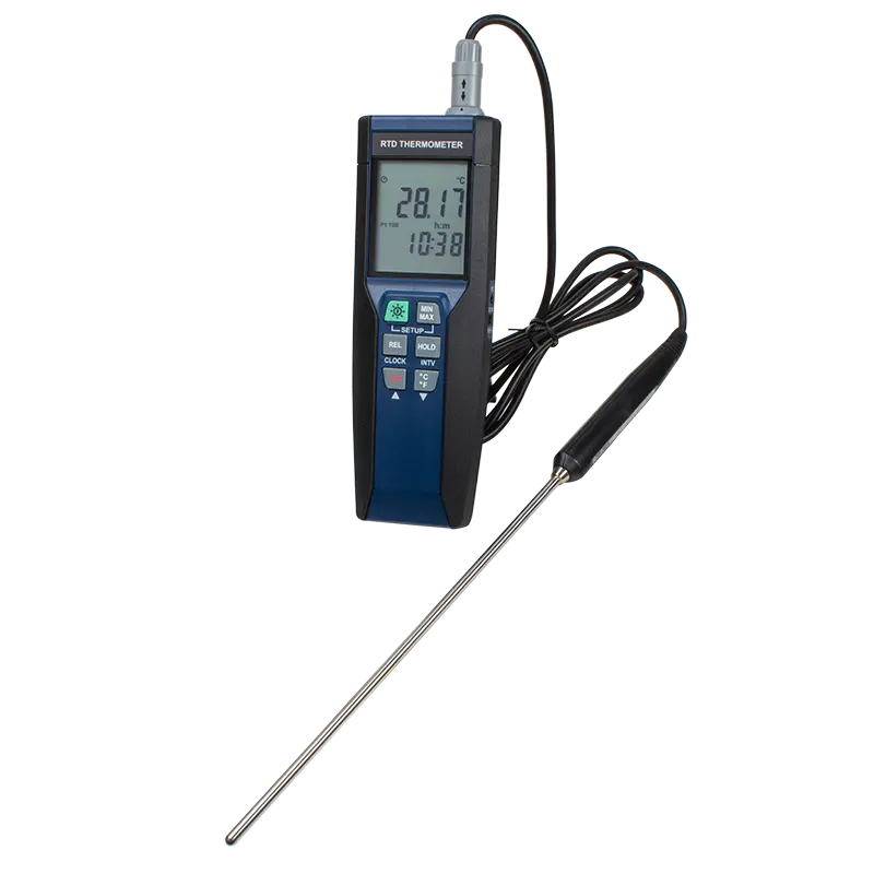 USBデジタル熱電対温度データロガーを備えたDTM-386 PT100プラチナ抵抗温度計