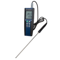 Thermomètre à résistance en platine DTM-386 PT100 avec enregistreur de données de température numérique USB, thermocouple, plastique, plage de -100°C à 400°C