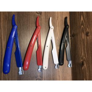 Maquinilla de afeitar de plástico y acero para Barbero, novedad, 2021 - Product Image 3