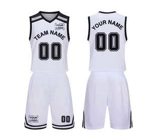 Uniforme de Baloncesto Personalizado al por Mayor, Transpirable, de Secado Rápido, Tallas Grandes, Conjunto de Camiseta y Pantalones Cortos, Ropa de Equipo - Product Image 5