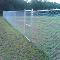 Heavy Duty 4 FT 5FT 8FT Valla de eslabones de cadena comercial Valla de diamante para cancha deportiva