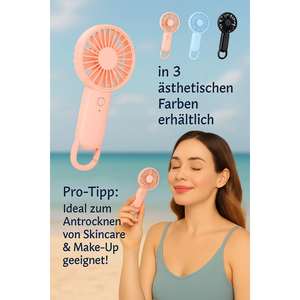 พัดลมพกพาขนาดเล็กแบบ USB 6 x 15 ซม. พัดลมมือถือปรับความเร็วลมได้สามระดับ พับเก็บได้ พร้อมระบบระบายความร้อนสำหรับใช้ในครัวเรือน - Product Image 2