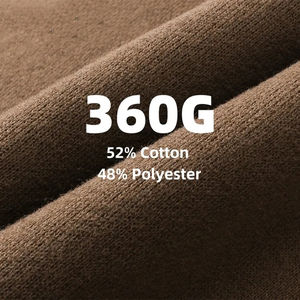 Personalizado Puff estampado 500 Gsm algodón Zip up Sudadera con capucha Streetwear peso pesado chaqueta en blanco estilo enmascarado de gran tamaño Zip up Hoodie Set - Product Image 6