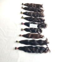 Extensions de cheveux humains vierges bruts en vrac tissage ondulé cheveux humains indiens de bonne qualité non traités