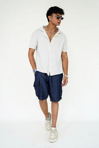 Pantalones Cortos Deportivos de Invierno para Hombre SIDDIQUI HOSINEX, 100% Algodón, Transpirables, de Lona Elástica, Cintura Media, Secado Rápido, Antiarrugas - Product Image 2