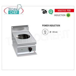 Cuisinière électrique à 1 plaque à induction, Wok Top, Kw.3.5 - Product Image 4