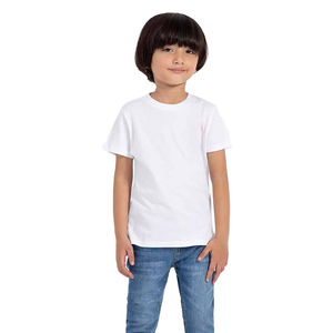 Venta al por mayor personalizable 100% algodón Jersey camiseta para niños verano Streetwear estilo casual con logotipo personalizado para niños pequeños - Product Image 5