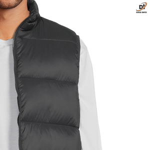 OEM diseño personalizado hombres última moda sin mangas invierno para hombre acolchado utilidad chaleco nuevo de alta calidad - Product Image 6