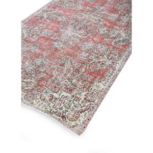Tapis en laine noué à la main vintage grande surface Pae-2855, motif floral rouge et orange, pour salon ou couloir, idéal pour adolescents - Product Image 2