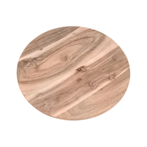 Platos de cargador de cena de madera maciza Natural hechos a mano de calidad superior sostenibles ecológicos para bodas fiestas disponibles a granel - Product Image 3