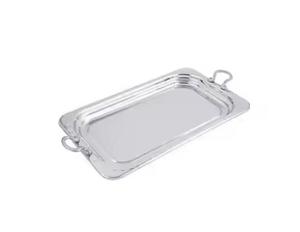 Bandeja cuadrada de aluminio para decoración del hogar, diseño de mango, cocina, almacenamiento de alimentos y bandeja para servir, Hotel, restaurante, hogar, venta al por mayor - Product Image 2