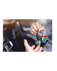 Llavero con Colgante de la Bandera de Sudáfrica en Acero Inoxidable, Ligero, Moderno, Souvenir Nacional, Regalo Original - Product Image 5