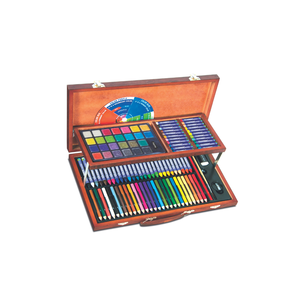COLORMATE Premium Quality Halloween Stationery <b>Kit</b> 110pcs Wood Art Set School Color Pencil Acrylic <b>Paper</b> Whole Sales Gift Idea - Product Image 2