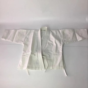 เครื่องแบบคาราเต้ระบายอากาศผ้าฝ้าย10ออนซ์สำหรับเด็กนักเรียนผู้ใหญ่เสื้อแจ็กเก็ตสำหรับศิลปะการต่อสู้พร้อมเข็มขัดฟรีผ้าใบสีขาว - Product Image 3