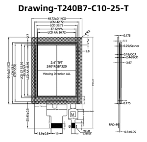 2.4 inch 240*320 màn hình cảm ứng hiển thị IPS 180 ° góc nhìn TFT LCD màn hình cảm ứng st7789 + cst836u điện dung TFT LCD Bảng điều chỉnh cảm ứng - Product Image 4