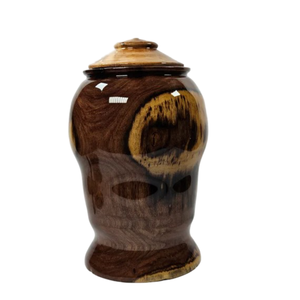 Urnas de cremación de madera Natural marrón sólido Acabado transparente Forma rectangular Hecho a mano Art Deco Diseño moderno 4-5L Capacidad Animal - Product Image 5