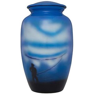 Urne funéraire faite à la main en métal massif de style américain de meilleure qualité fournitures funéraires en gros pour l'enterrement des cendres des êtres chers - Product Image 4