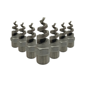 Không độc hại trọng lượng nước xử lý không độc hại Pigtail áp lực <span class=keywords><strong>1</strong></span> inch xoắn ốc Cone atomisation vòi phun nước - Product Image 1