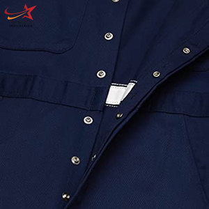 Bata de algodón con cierre a presión para hombre, prenda de vestir, de manga larga, de gran tamaño, alta calidad, multifuncional, resistente al fuego - Product Image 6