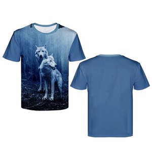 Camiseta con estampado de sublimación de poliéster orgánico 100% con logotipo personalizado para artículo Premium transpirable con cuello redondo para hombre. - Product Image 4