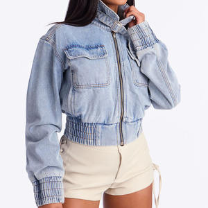 Chaqueta Vaquera de Mezclilla para Mujer, Moderna, Transpirable, de Alta Calidad, al por Mayor, Última Moda Casual, Estilo Urbano 2026 - Product Image 1