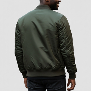 Nouvelle arrivée 2025, veste à capuche imperméable confortable en toile à fermeture éclair pour homme, 100% laine, logo brodé personnalisé, taille plus - Product Image 2