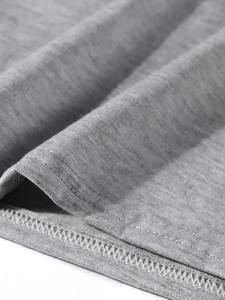 Camisetas de Color Gris Sólido para Hombre, Camisetas Nuevas de Alta Calidad, Camisetas Informales de Verano, Tops de Algodón, Camisetas Transpirables de Hip Hop - Product Image 5