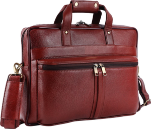 Designer Luxury Large Capacity <b>Laptop</b> <b>Bag</b> Unisex Genuine Leather Messenger <b>Bag</b> Business Office Briefcase Zipper Closure - Product Image 4