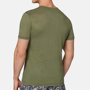 Alta calidad 100% algodón camisetas en blanco al por mayor ligero personalizado mejor venta producto algodón moda hombres camiseta OEM - Product Image 5