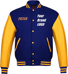 เสื้อแจ็กเก็ตสำหรับทุกฤดูผ้าแคนวาสตัดขอบด้านหน้าเป็นโครงเสื้อขนสัตว์ - Product Image 1