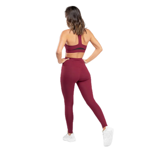 Nuevo gimnasio deportes apretado Fitness Yoga desgaste personalizado de alta calidad conjuntos de mujer ropa de entrenamiento deportes Activewear 2 piezas Yoga Fitness - Product Image 2