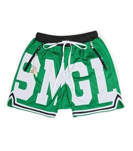 Hommes 100% Polyester Mesh Shorts Logo personnalisé graphique Sublimation impression vente en gros mode Shorts Meilleur Street Style Short - Product Image 1