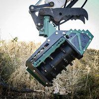 Macchine forestali Mini Front-Loader attacchi 1 anno nuovo Skid Steer Drum tracciatrice
