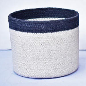 Factory Made Home Organizer and Decoration Wholesale Multi Purpose 100% Jute 4 size 1 Set Storage Basket Golden Jute BD