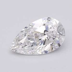 Lab Grown E Color VVS2 Fancy Pear Brilliant Cut Diamond Certified GIA for Solitaire Ring Jewelry - Product Image 4