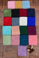 Magnifique Saree en Georgette de Soie à Bordure Double et Broderie, avec Blouse de Designer à Passepoil Arrière, pour Occasions Spéciales