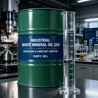 Minyak Mineral Putih Murni 26 #   Parafin Cair Kemurnian Tinggi 99% untuk Pengolahan Karet dan Aditif Plastik