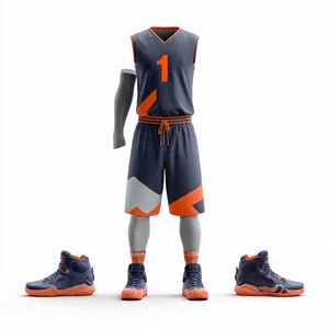 Ensemble de maillot sans manches de football et de short de basketball, col en V, uniforme de football et de basketball, tenue d'équipe, costume de basket-ball - Product Image 1