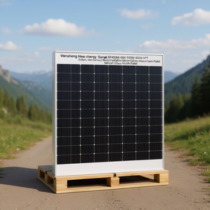 Panneau solaire HJT Wensheng New Energy (Sunwin) SP490M-66H 550W-600W en silicium polycristallin et monocristallin avec face en verre - Product Image 3