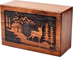 Crafts Handmade Wooden Cremation Urn <b>Box</b> <b>for</b> Human <b>Ashes</b> /Pet <b>Ashes</b> /Burial Urn <b>Box</b> Rosewood,Pinewood,Beechwood Urn <b>Box</b> - Product Image 5